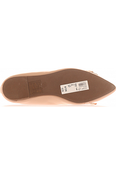 Dámské Boty Koženkové Růžové River Island Vel. 37