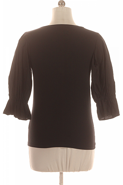 Jednoduché Dámské Tričko Černé VERO MODA Second hand Vel. M