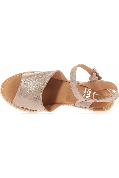 KANNA Dámské Espadrilky Stříbrné Vel. 39