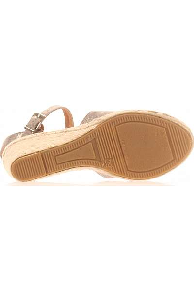 KANNA Dámské Espadrilky Stříbrné Vel. 39