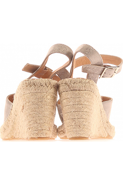 KANNA Dámské Espadrilky Stříbrné Vel. 39