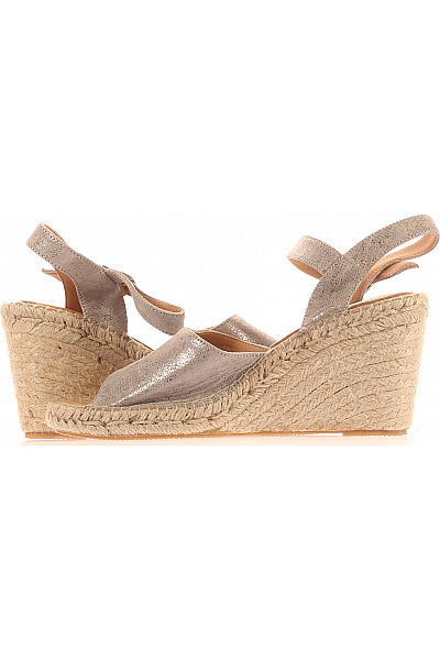 KANNA Dámské Espadrilky Stříbrné Vel. 39