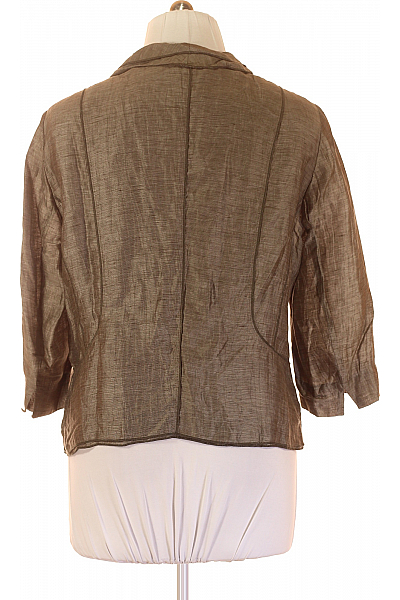Dámské Sako Lněné Zelené GERRY WEBER Outlet Vel. 48