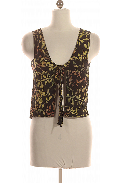 ZARA Dámské Tričko Barevné Second Hand Vel.  XS