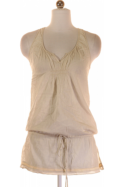 HUNKYDORY Jednoduché Dámské Tričko Béžové Second Hand Vel. S