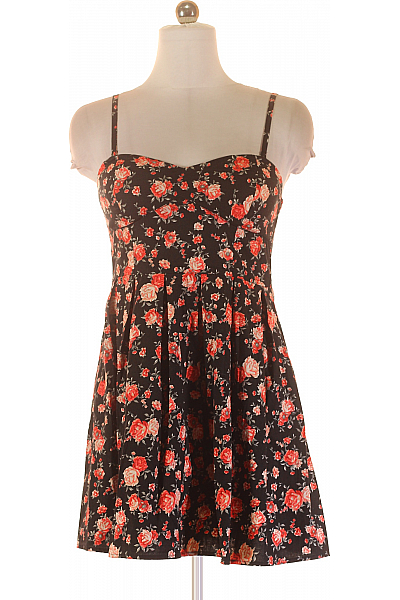 APRICOT Šaty Černé Second Hand Vel. L