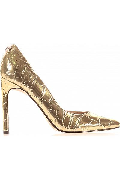 Guess Dámské Boty Koženkové Zlaté Vel. 35
