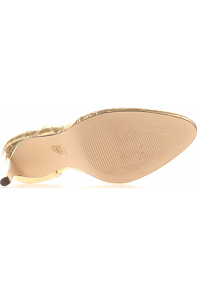 Guess Dámské Boty Koženkové Zlaté Vel. 35