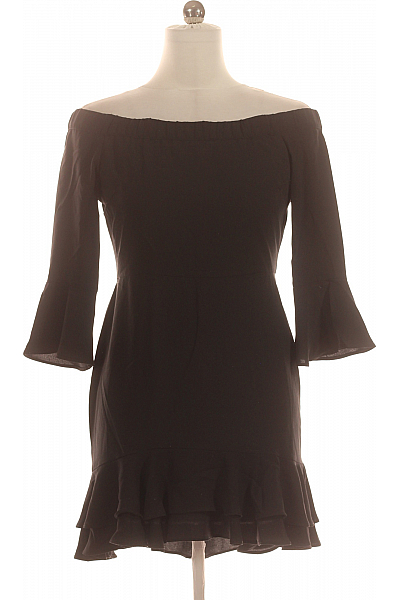 Letní  Šaty Černé Topshop Second Hand Vel. 40
