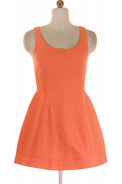Karen Millen  Šaty S Ramínky Růžové Vel. 38