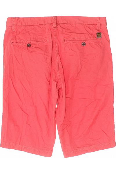 S.OLIVER Pánské Chino Kraťasy Růžové Second hand Vel. 31