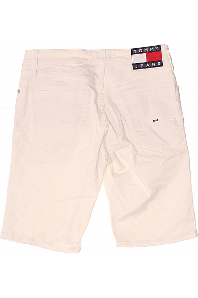TOMMY HILFIGER Pánské Kraťasy Bílé Second hand Vel. 29