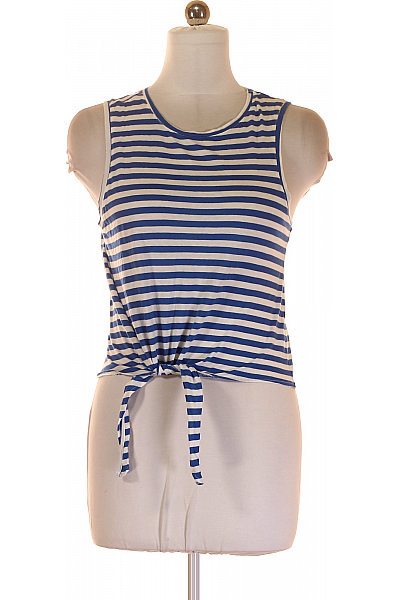 Topshop Dámské Tílko Modré Second Hand Vel. 40