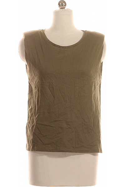 MANGO Dámské Tílko Khaki Second Hand Vel.  S
