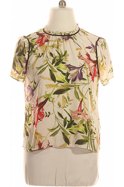 Marks & Spencer Vzorovaná  Halenka Barevná Vel. 44