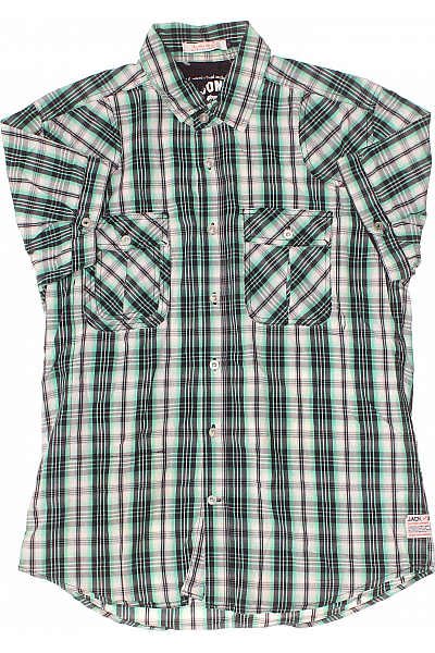 JACK & JONES Pánská Košile Zelená Vel. L