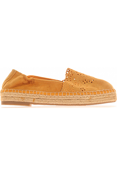 Dámské Espadrilky Kožené Oranžové TAMARIS Vel. 40