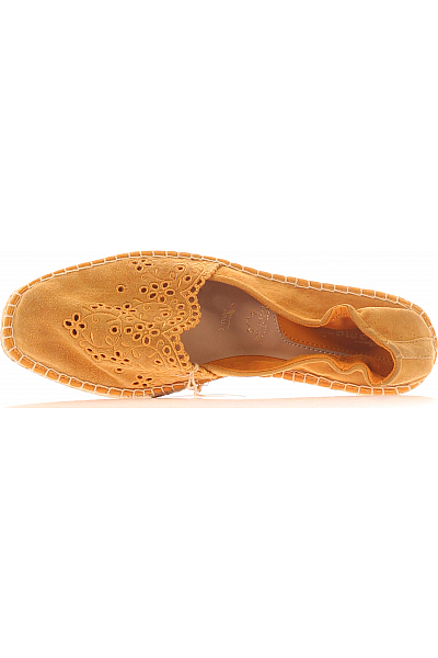 Dámské Espadrilky Kožené Oranžové TAMARIS Vel. 40