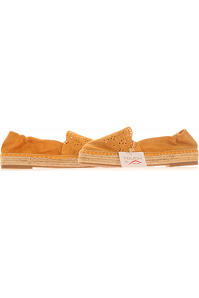 Dámské Espadrilky Kožené Oranžové TAMARIS Vel. 40