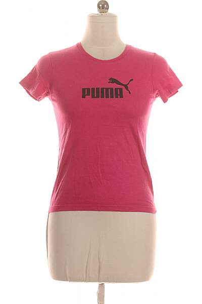 Dámské Tričko Růžové Puma Vel. 38