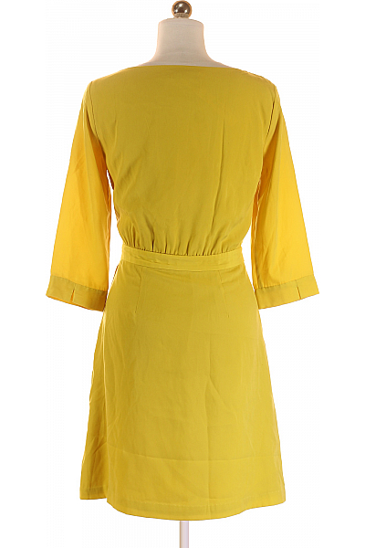 ZARA Tričkové  Šaty Žluté Second hand Vel. 36
