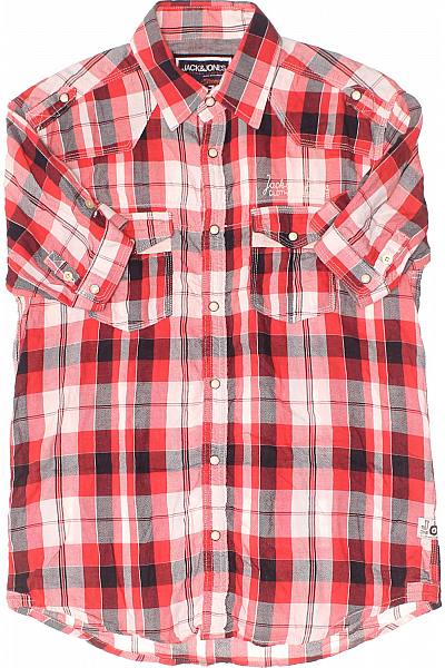 JACK & JONES Pánská Košile Červená Vel. L