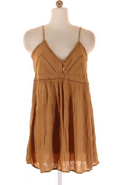 Dámské Tričko Hnědé PULL&BEAR