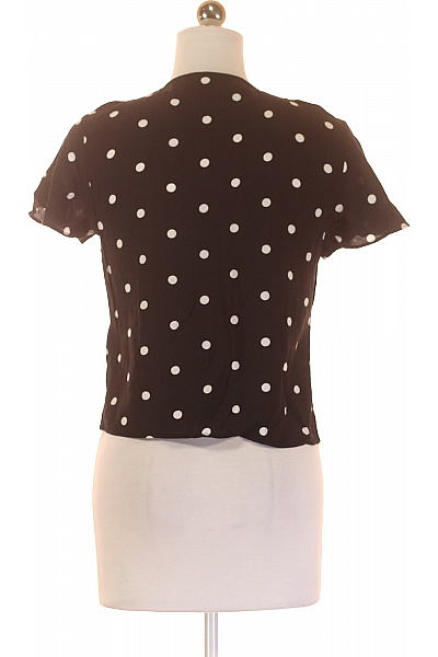 ZARA Dámské Tričko Černobílý Second hand Vel.  XS
