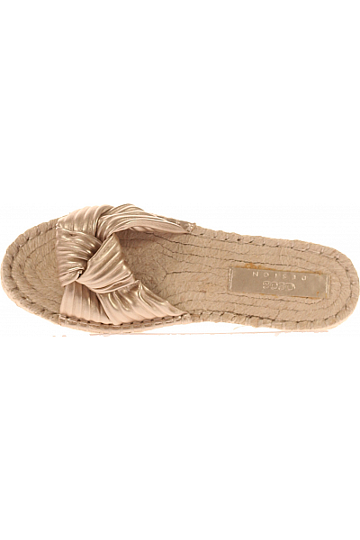 Dámské Espadrilky Koženkové Zlaté Asos