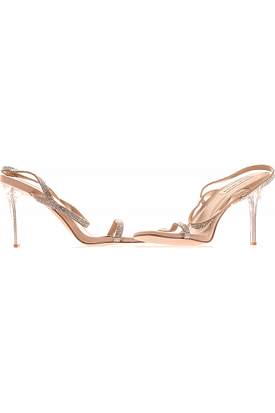 Steve Madden Dámské Sandály Koženkové Stříbrné Vel. 40