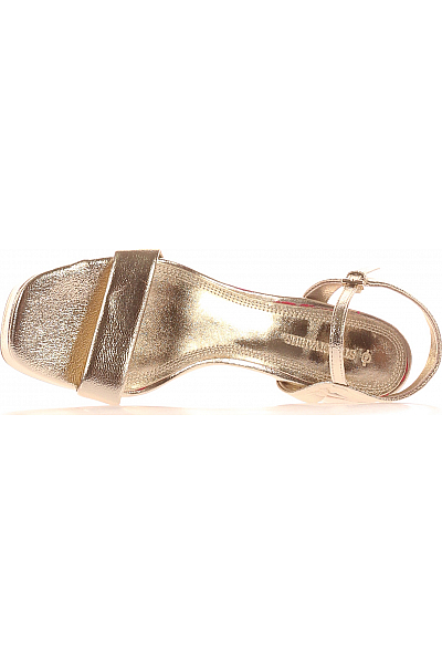 Dámské Boty Zlaté STRADIVARIUS Vel. 37