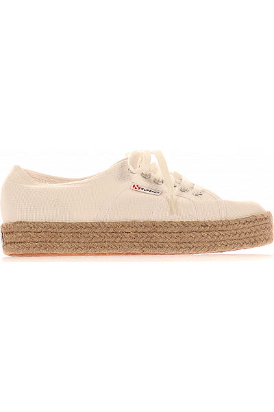 Dámské Boty Bílé Superga Vel. 39 1/2
