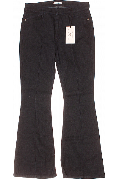 Bootcut Dámské Široké Džíny Bavlněné Modré MAC