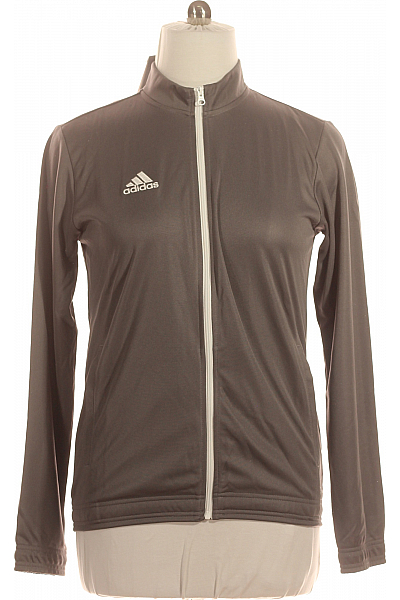 Sportovní Pánská Mikina Bez Kapuce Polyesterová Šedá ADIDAS
