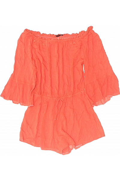 Topshop Letní Dámský Overal Oranžový Second Hand Vel. 36