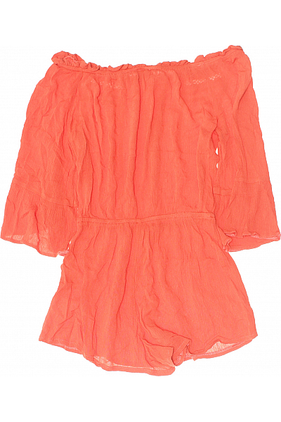 Topshop Letní Dámský Overal Oranžový Second hand Vel. 36