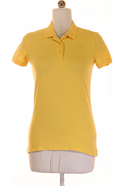 DESIGUAL Dámské Polo Tričko Žluté Vel. M