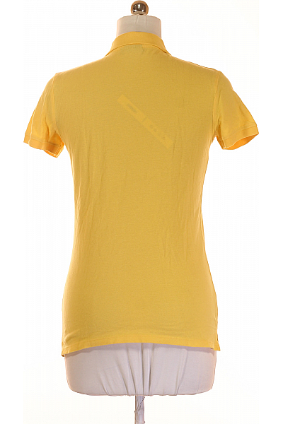 DESIGUAL Dámské Polo Tričko Žluté Vel. M