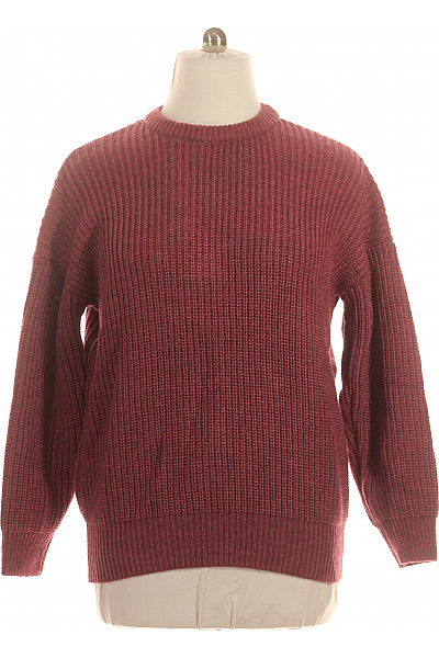 Dámský Svetr Se Vzorem Fialový Be Wear Vel. L/XL