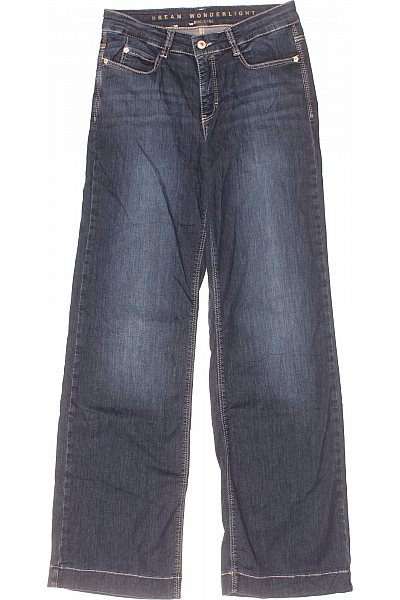 Bootcut Dámské Džíny Modré MAC Second Hand Vel. 32/34