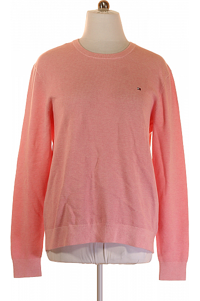 Jednoduché Pánské Tričko Růžové TOMMY HILFIGER Vel. XXL