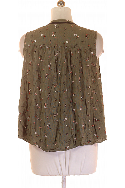 Vzorovaná  Halenka Zelená Marks & Spencer Second hand Vel. 40