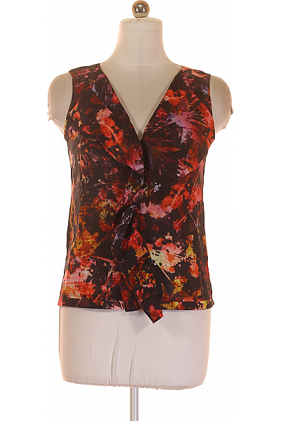 Karen Millen Vzorovaná  Halenka Barevná Second Hand Vel. 40