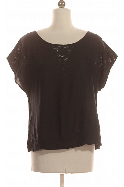 Jednoduché Dámské Tričko Černé VERO MODA Second Hand Vel. M