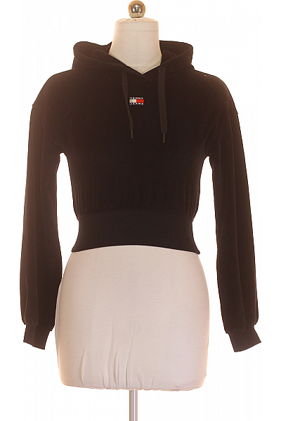 TOMMY HILFIGER Dámská Mikina Bez Zapínání Černá Vel. XS
