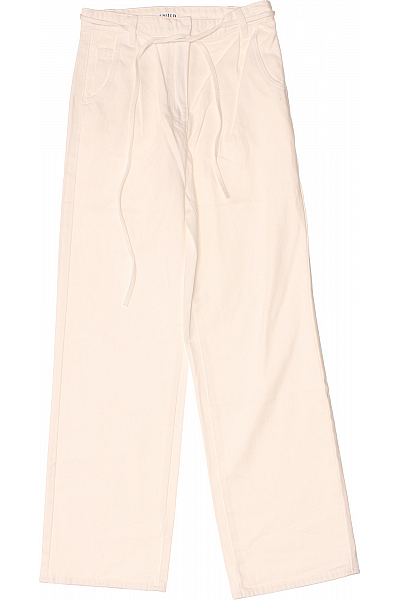 Bootcut Dámské Džíny Bílé Vel. 36