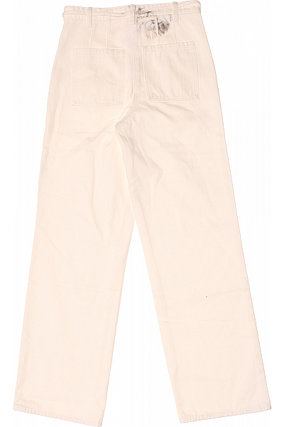 Bootcut Dámské Džíny Bílé Vel. 36
