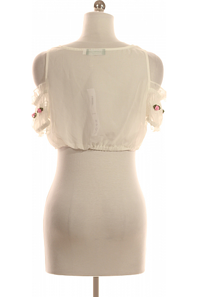 Dámské Top Bílý Second hand Vel. 40
