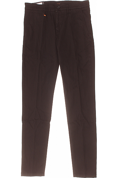 Pánské Kalhoty Rovné Černé Hugo Boss Outlet Vel.  30/34