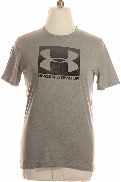 Pánské Tričko S Potiskem Šedé UNDER ARMOUR Vel. M